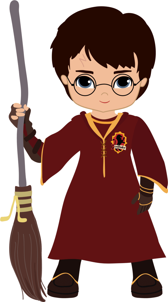 Broom harry teres potter clipart vector