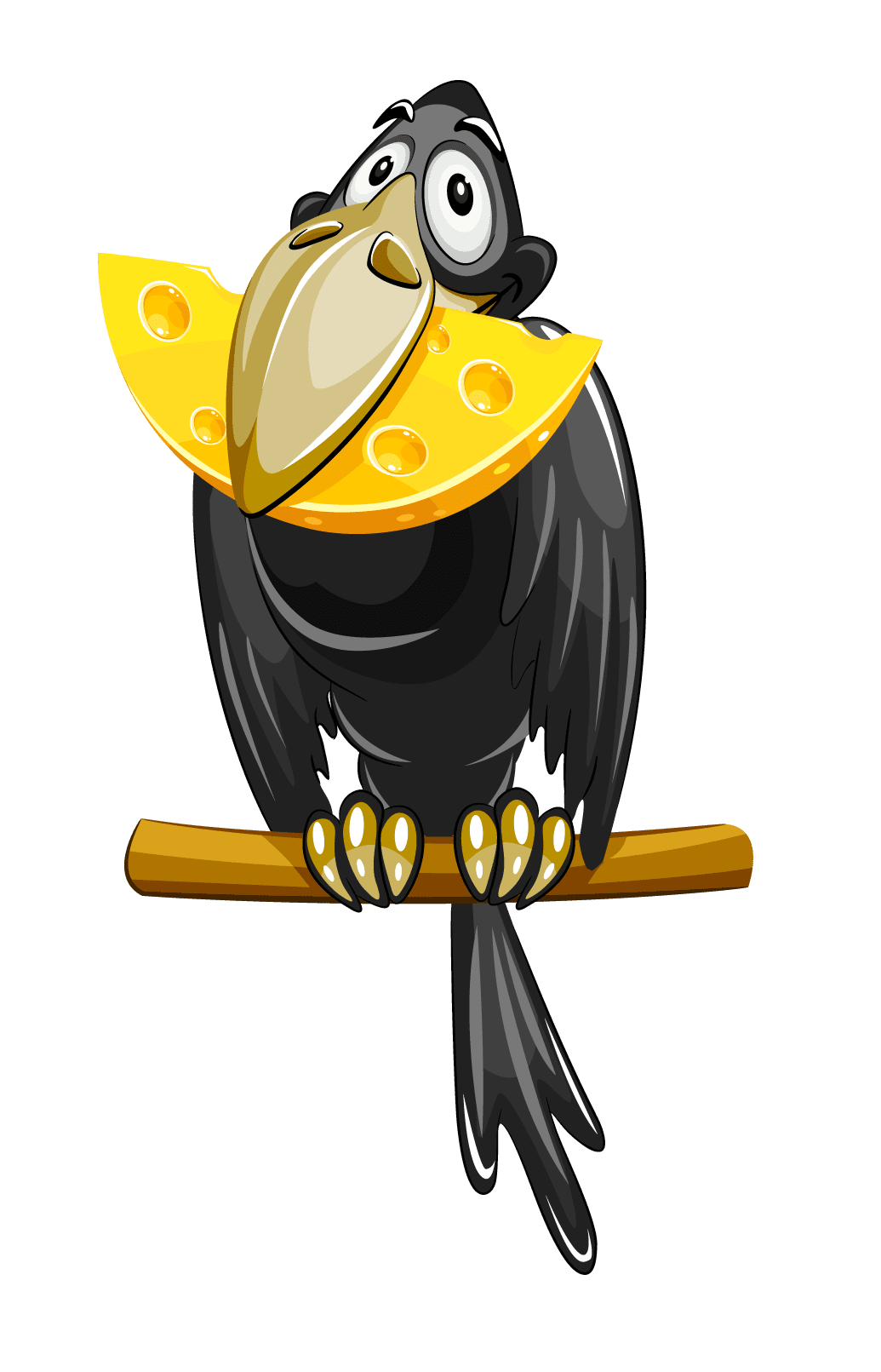 Crow pin page clipart logo