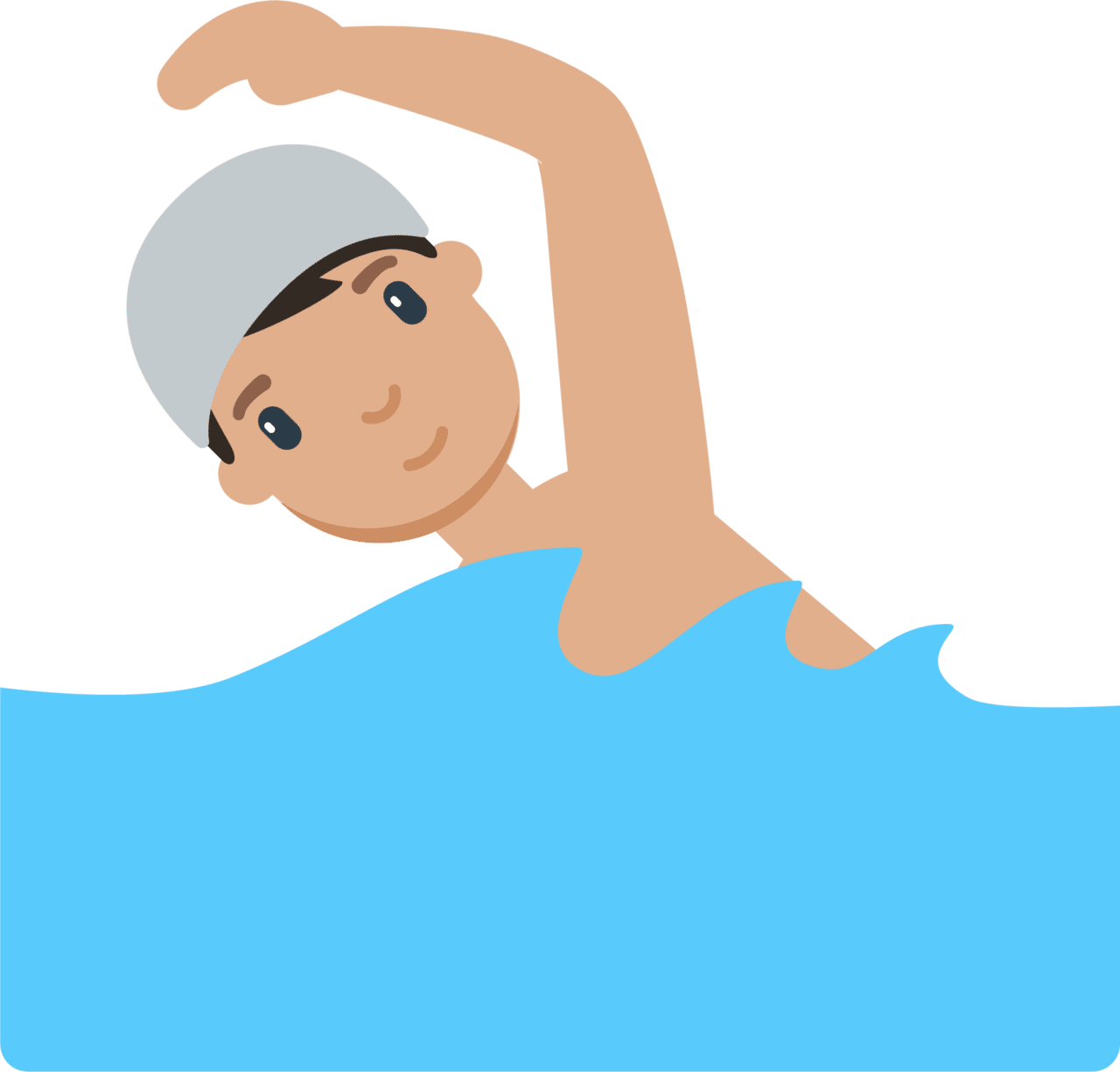 Person swim ming images clipart