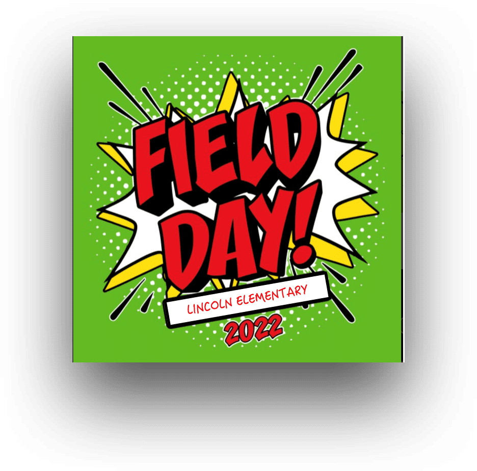 Field day log elementary pto clipart vector