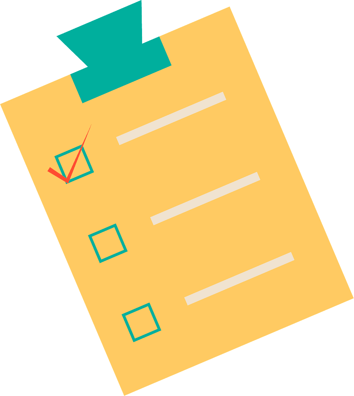 Checklist vector clipart images 5