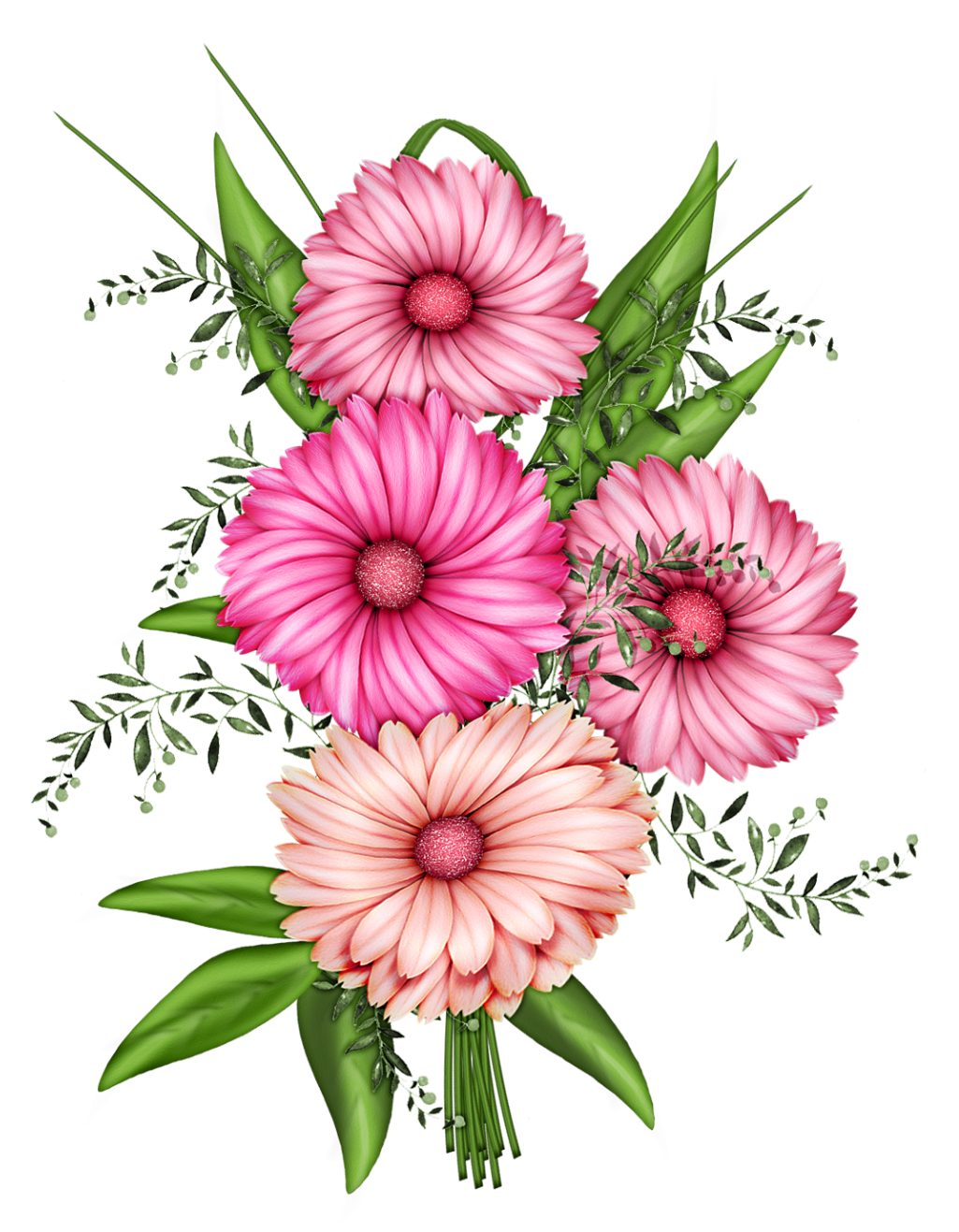 Bouquet flowers clipart photo