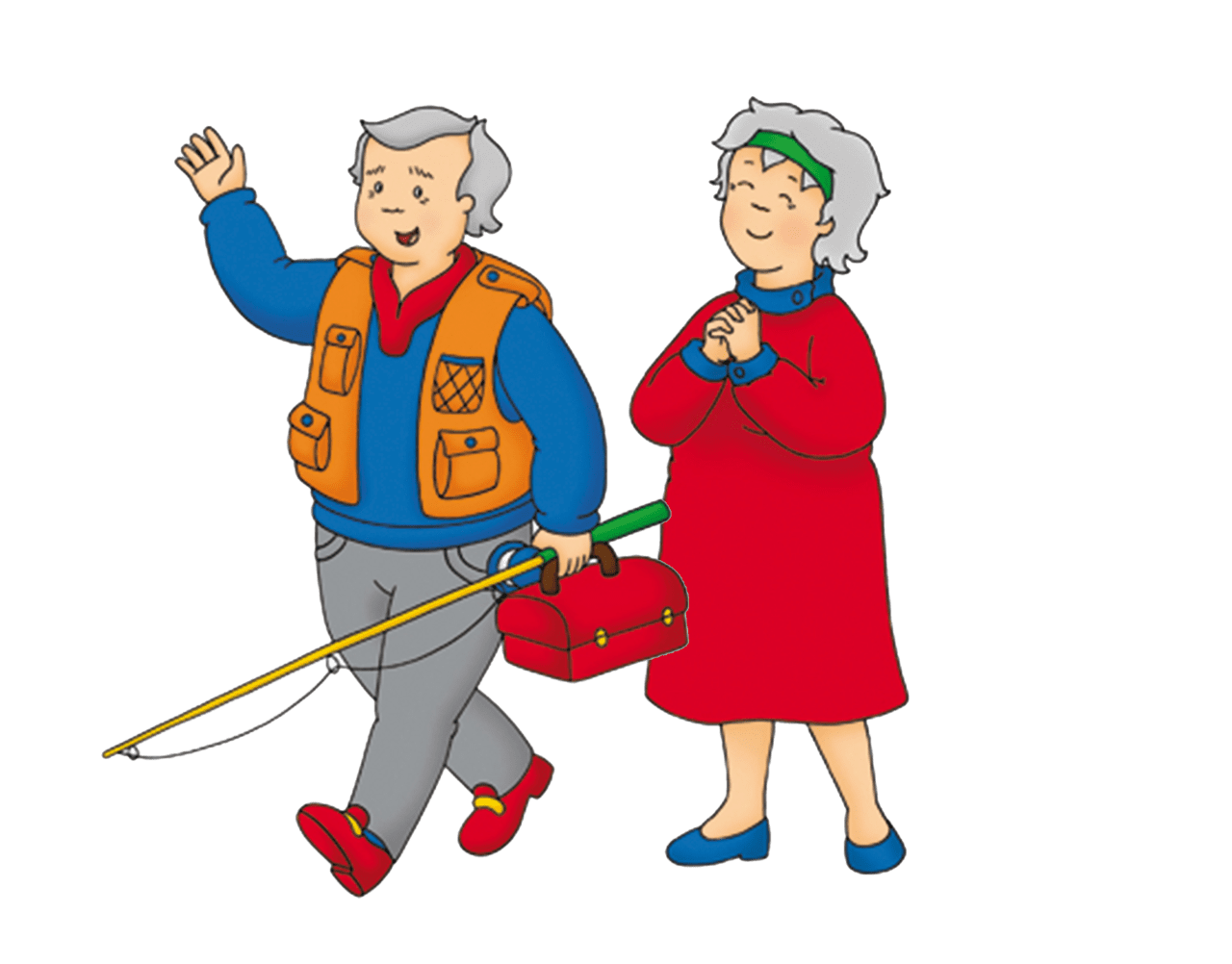 Grandma caillou hq clipart picture