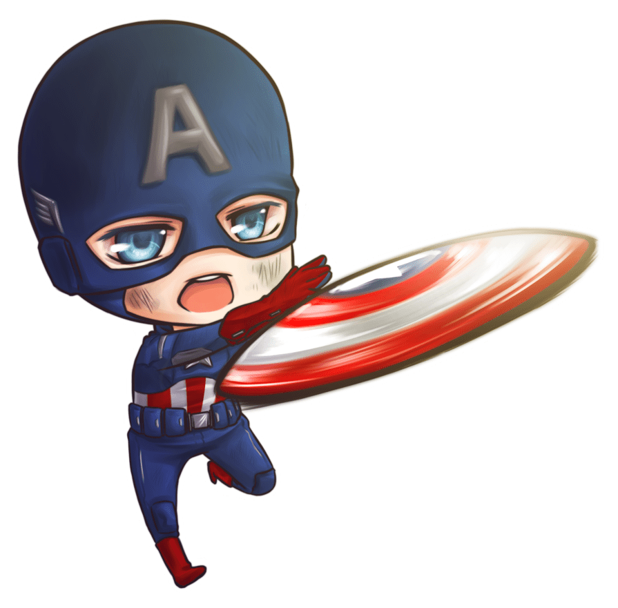 Trade chibi captain america by princeofredroses deviantart clipart image