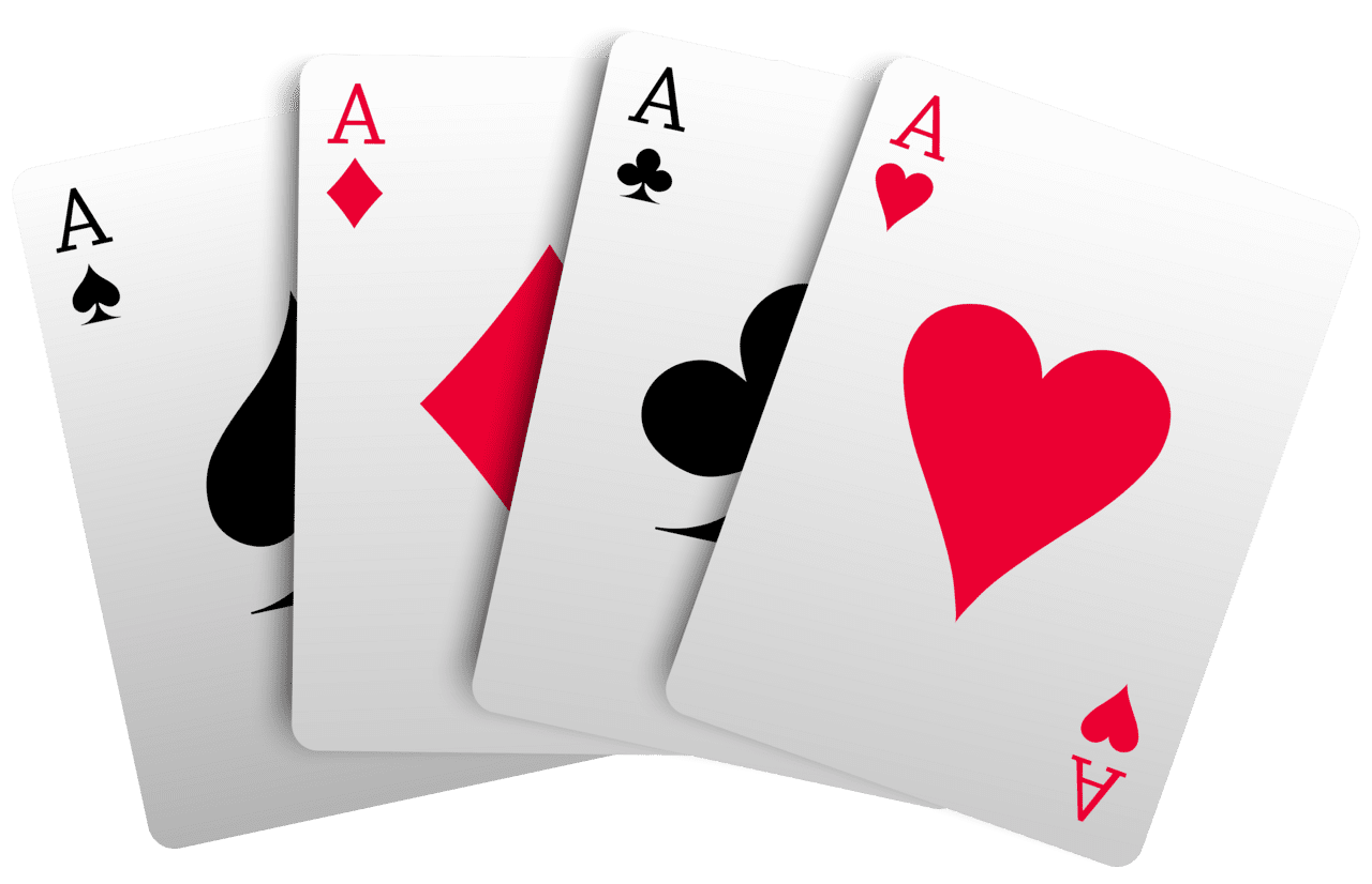 Aces cards clipart best transparent