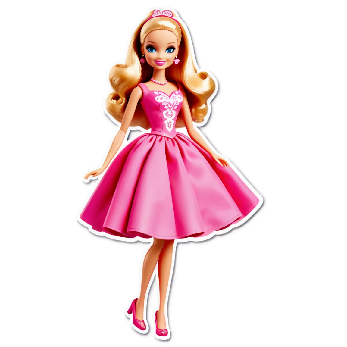 Barbie doll stickers ai stickr clipart free