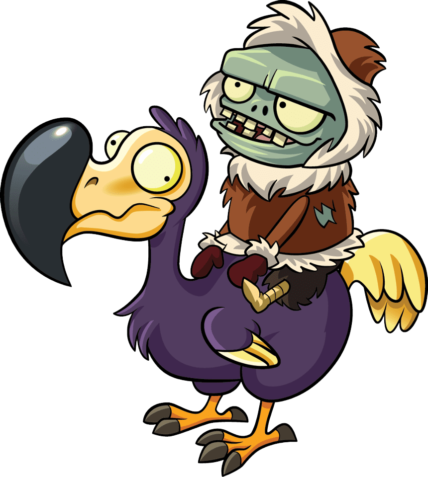 Dodo rider zombie clipart free