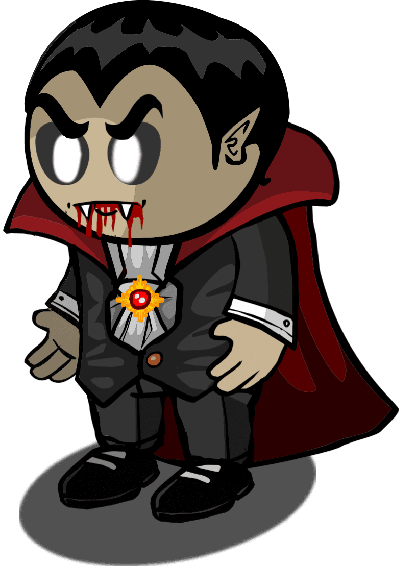 Vampire clipart vector