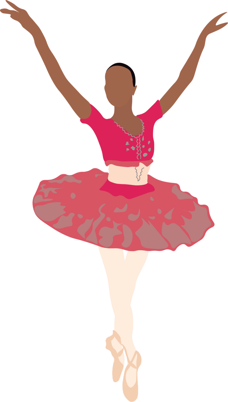 Ballerina page clipart picture