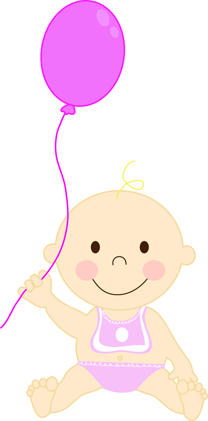 Baby shower pin page clipart image 3