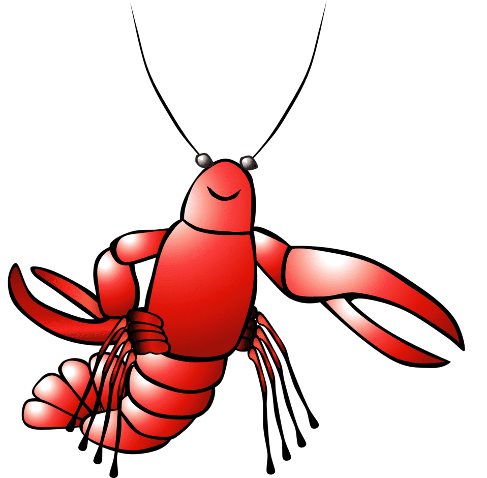 Clipart image crawfish id