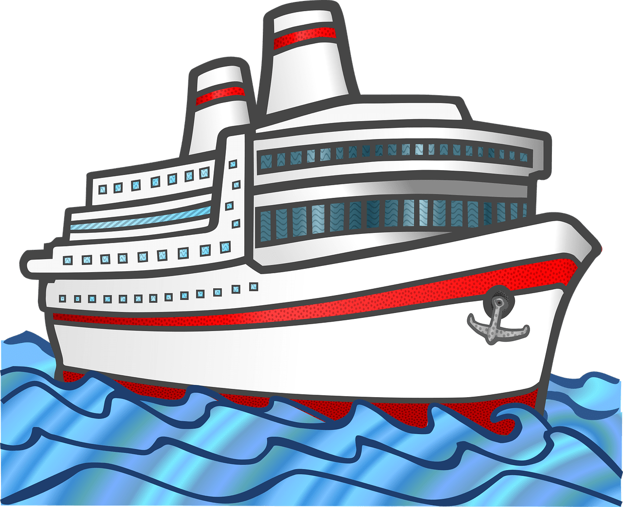 Cruise ship page images clipart