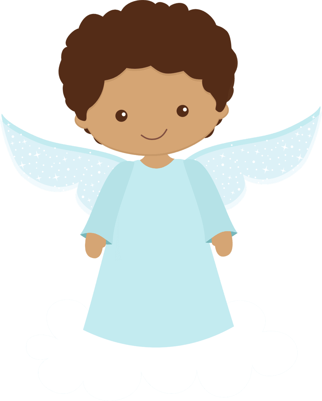 Baptism anjos clipart vector