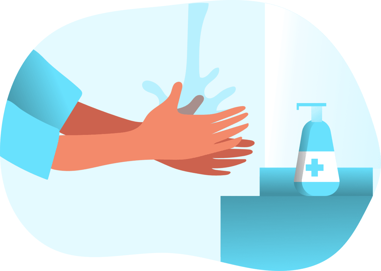 Washing hands for clipart logo 2