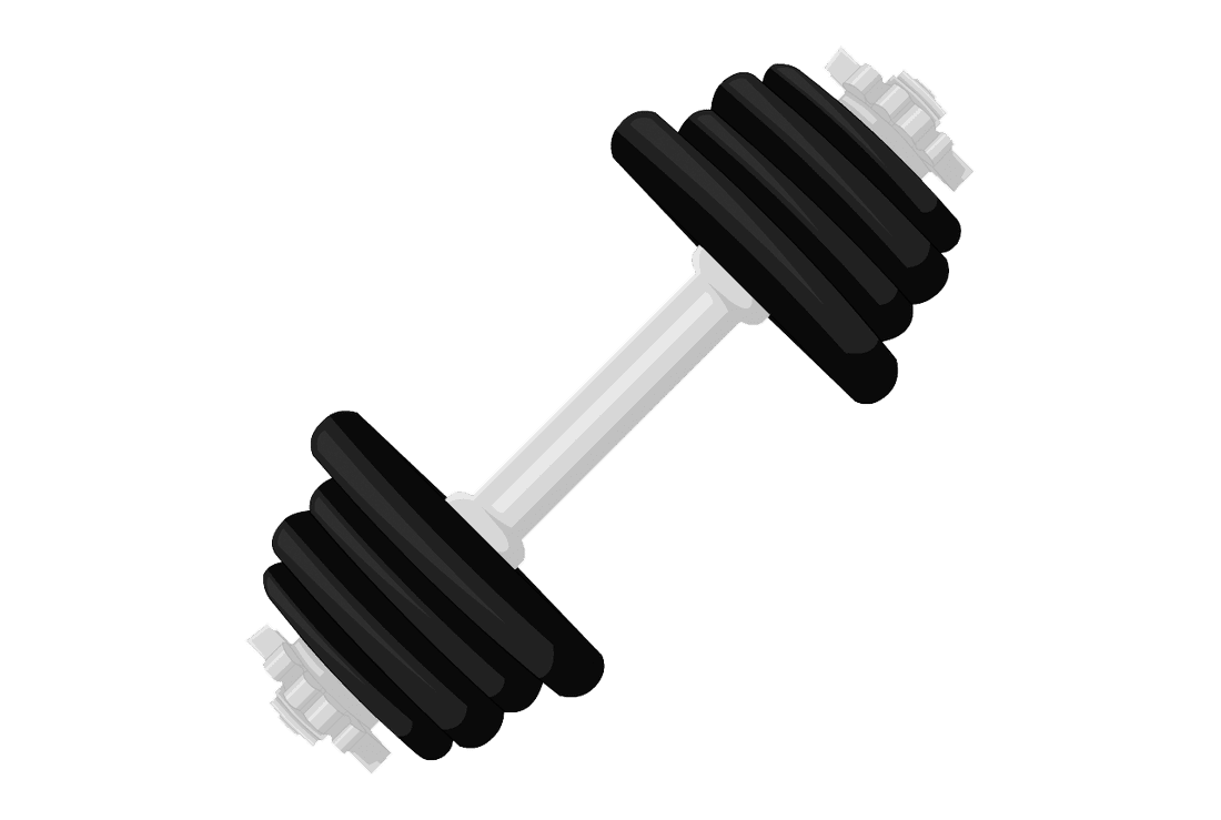 Dumbbell hantel clipart picture