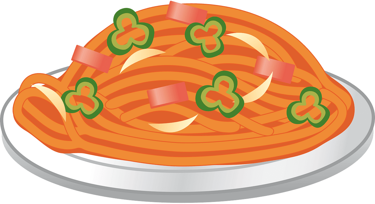 Spaghetti vector clipart images 5