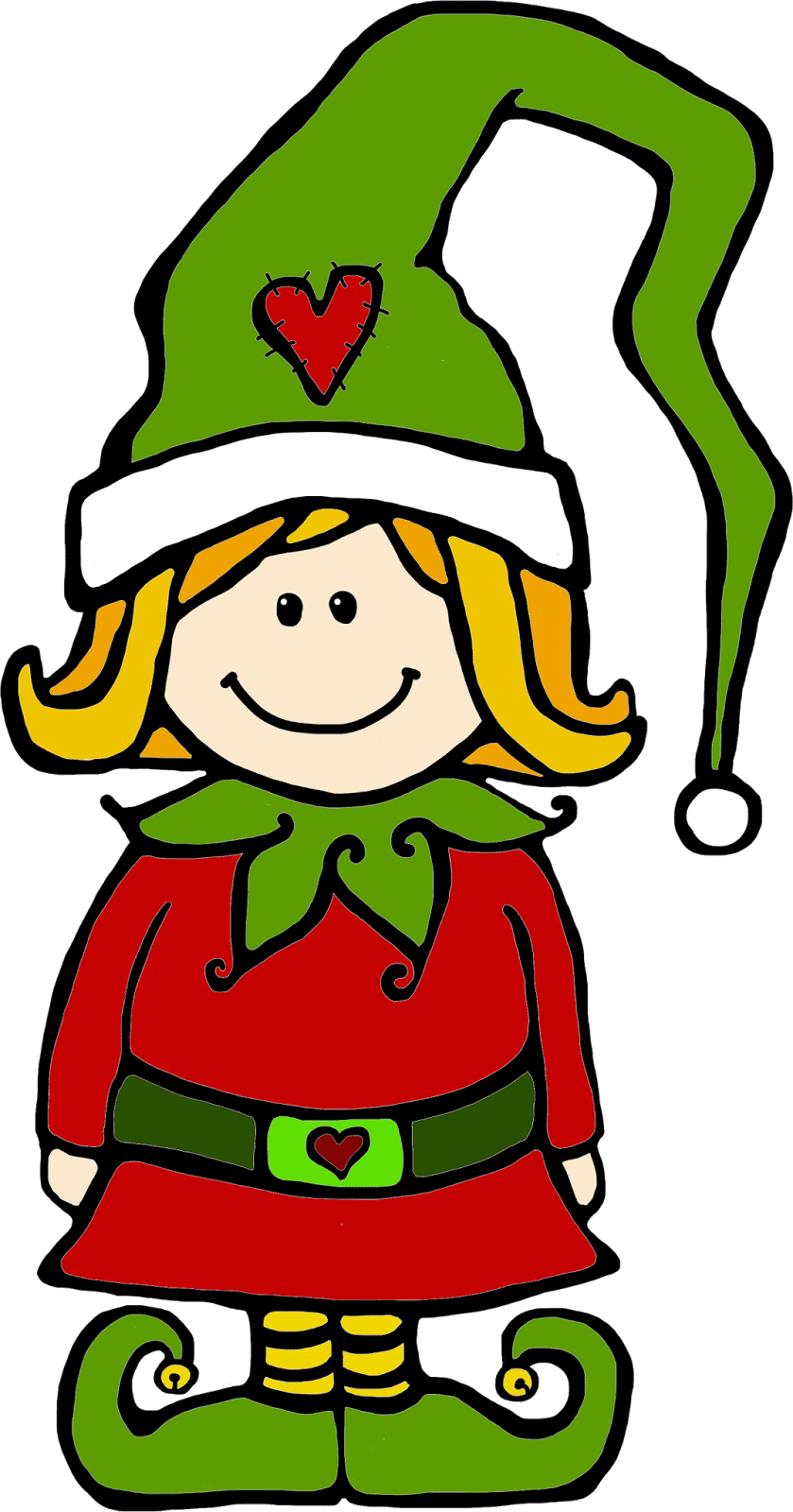 Elf the shelf pin page clipart vector