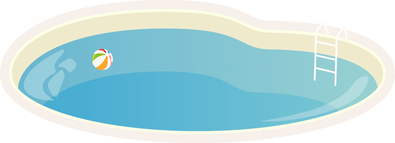 Swimming pool vector clipart images 3