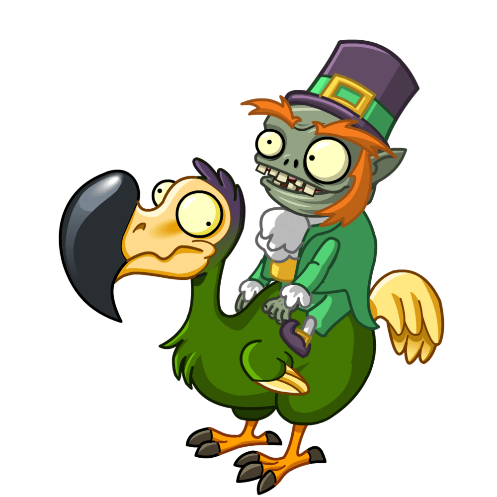 Dodo rider zombie clipart clip art