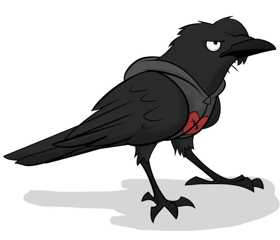 Crow aviary falls robbie by mf deviantart clipart image