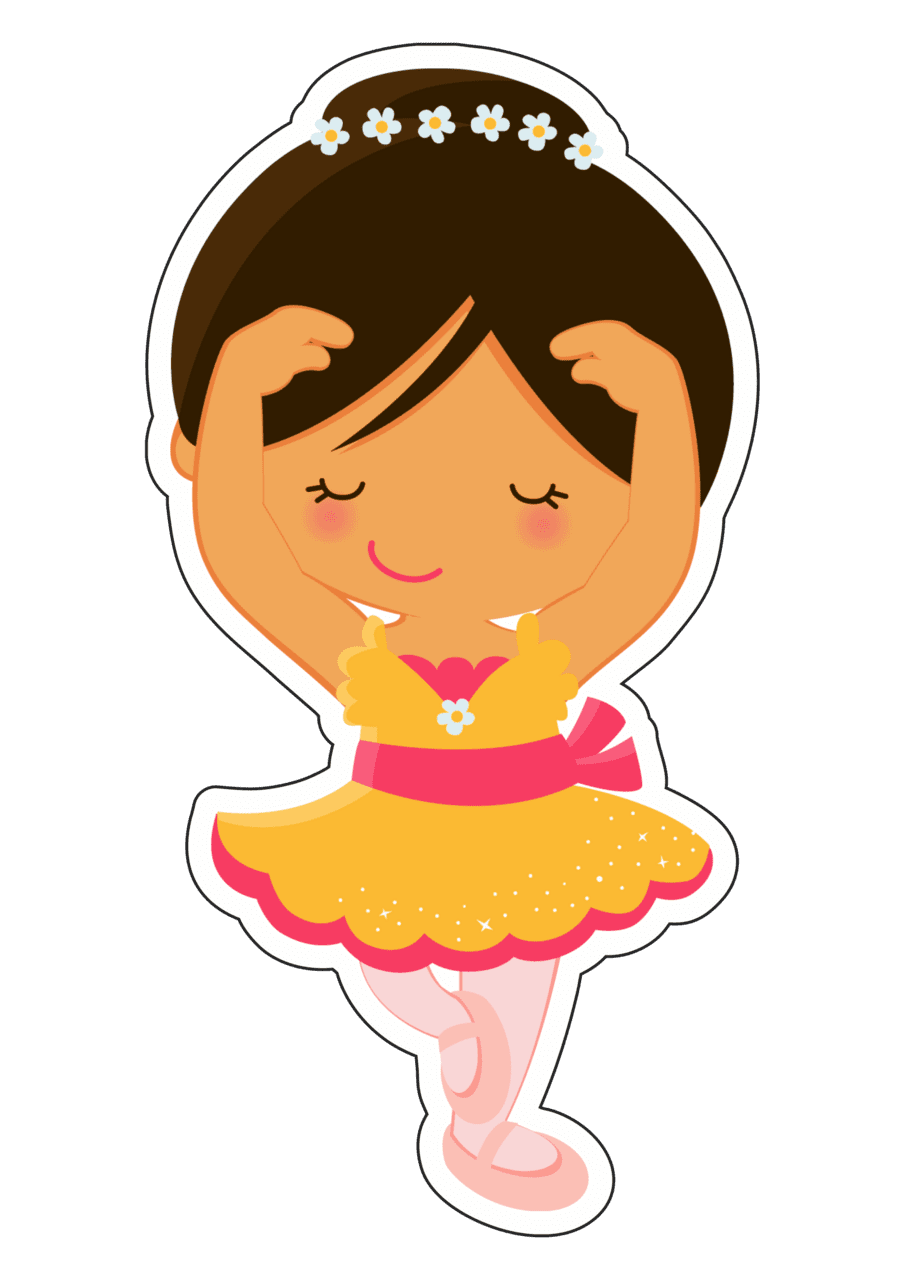 Ballerina bailarina imagem fundo clipart