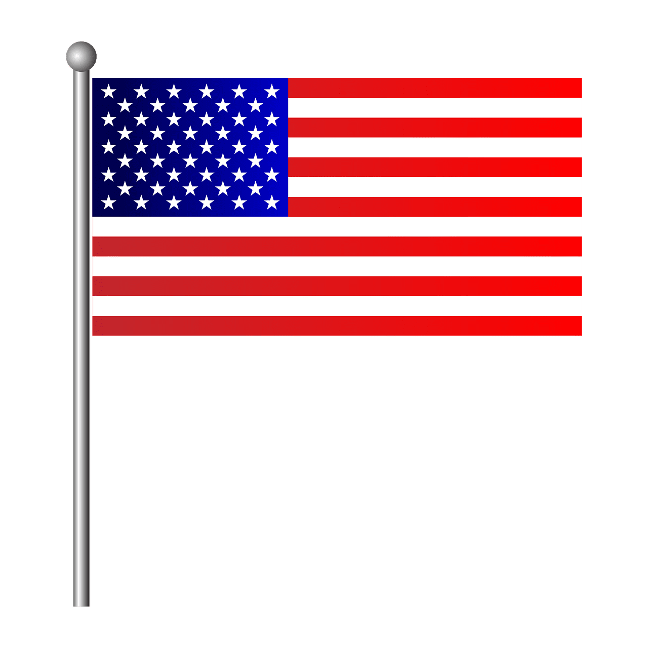 United states flag usa america vector graphic clipart