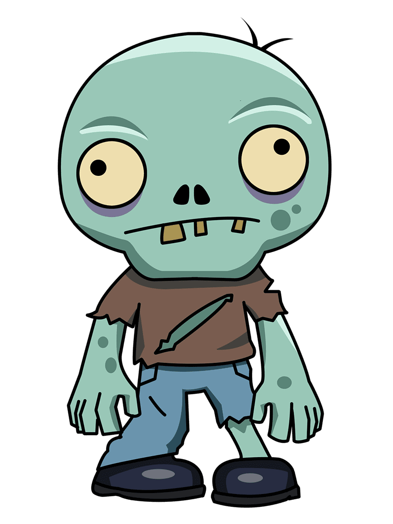 Zombie pin page clipart photo