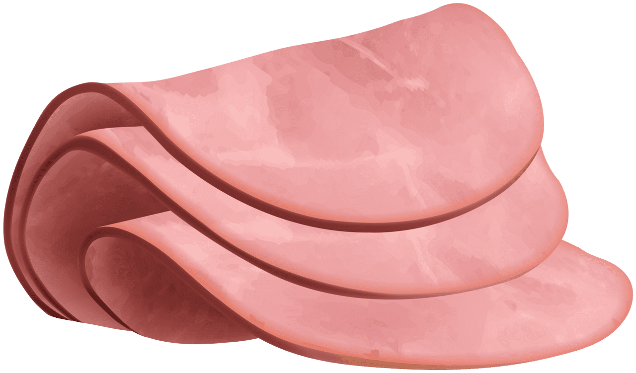 Sliced ham clipart best transparent