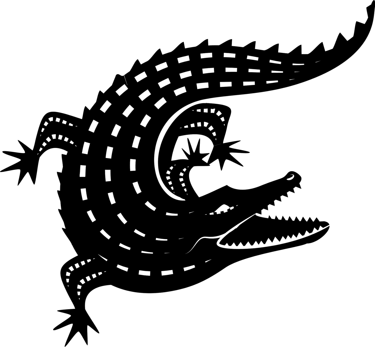 Alli gator vector clipart images 3