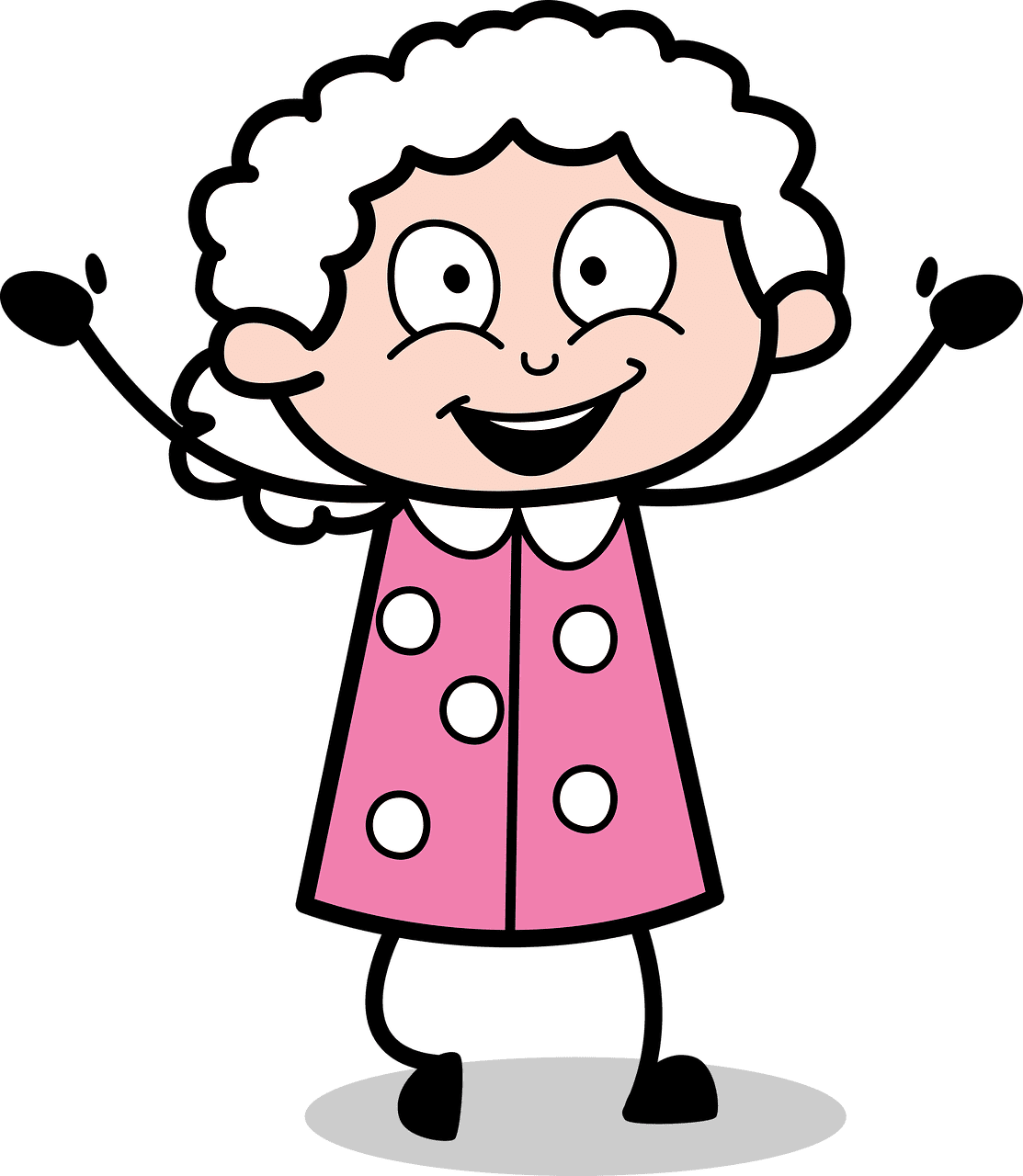 Grandma mother old age aunt image clipart