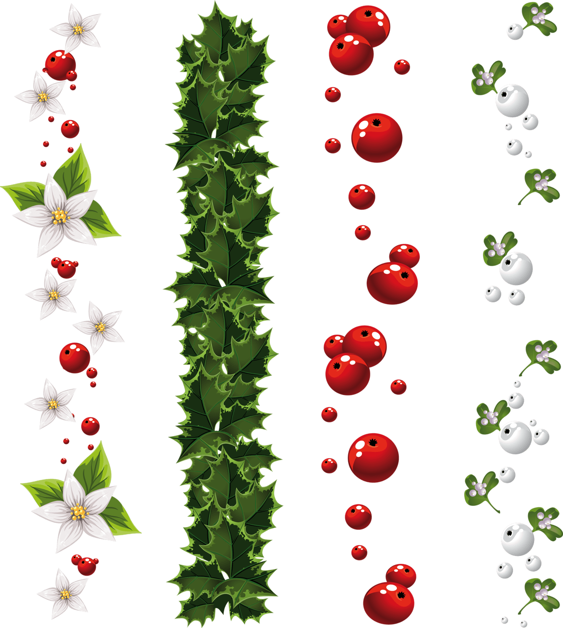 Christmas garland pin page clipart transparent 3