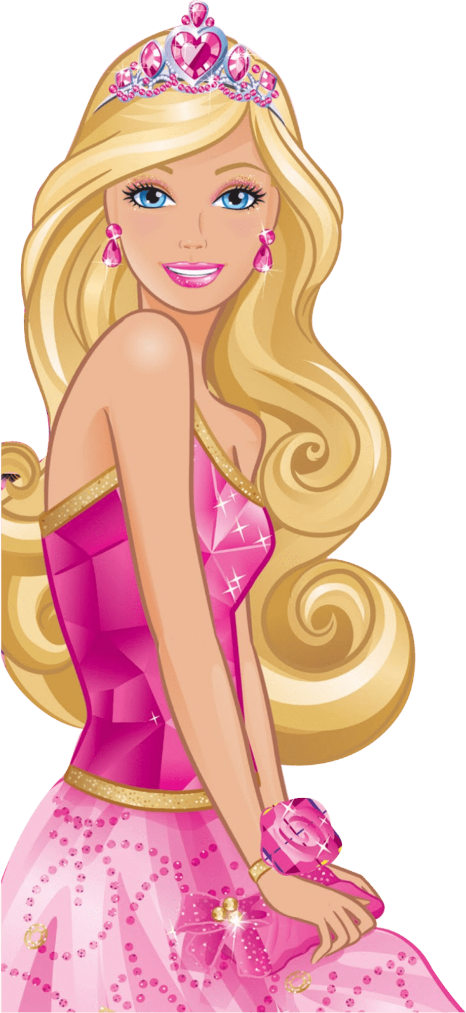 Barbie doll clipart transparent