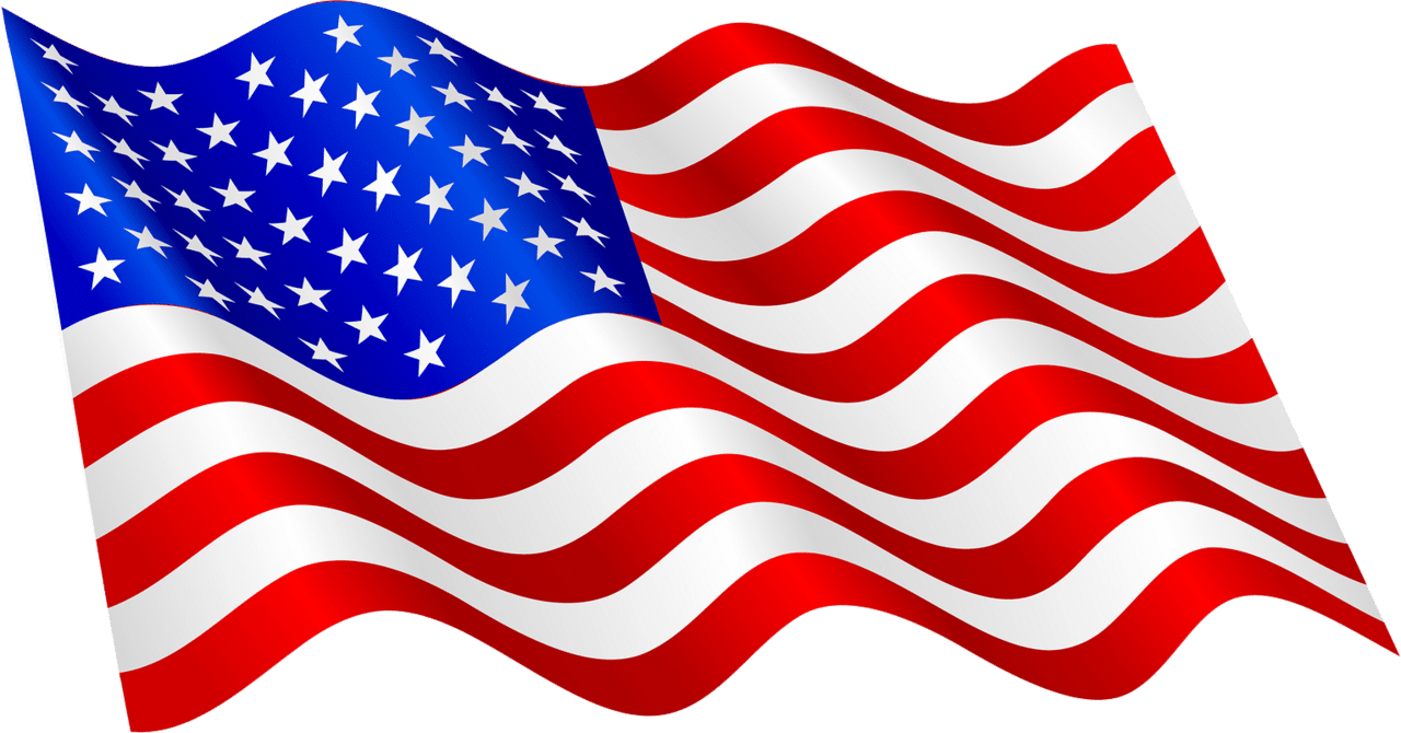 United states flag america clipart logo