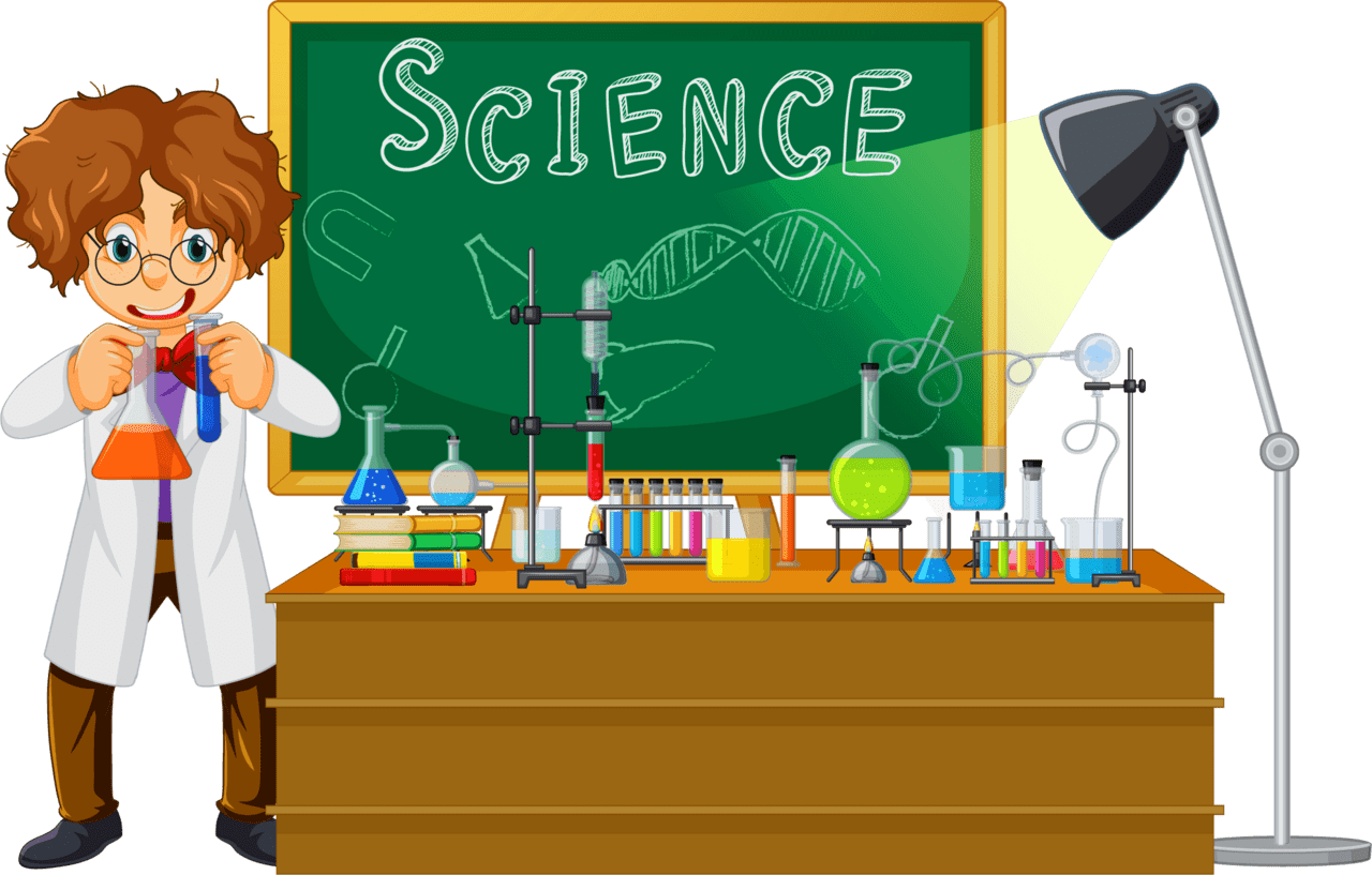 Chemistry ventors day scientist research lab clipart logo