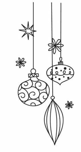 Black and white christmas page clipart transparent