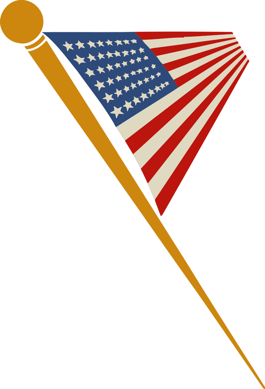 United states flag us vector clipart images 2