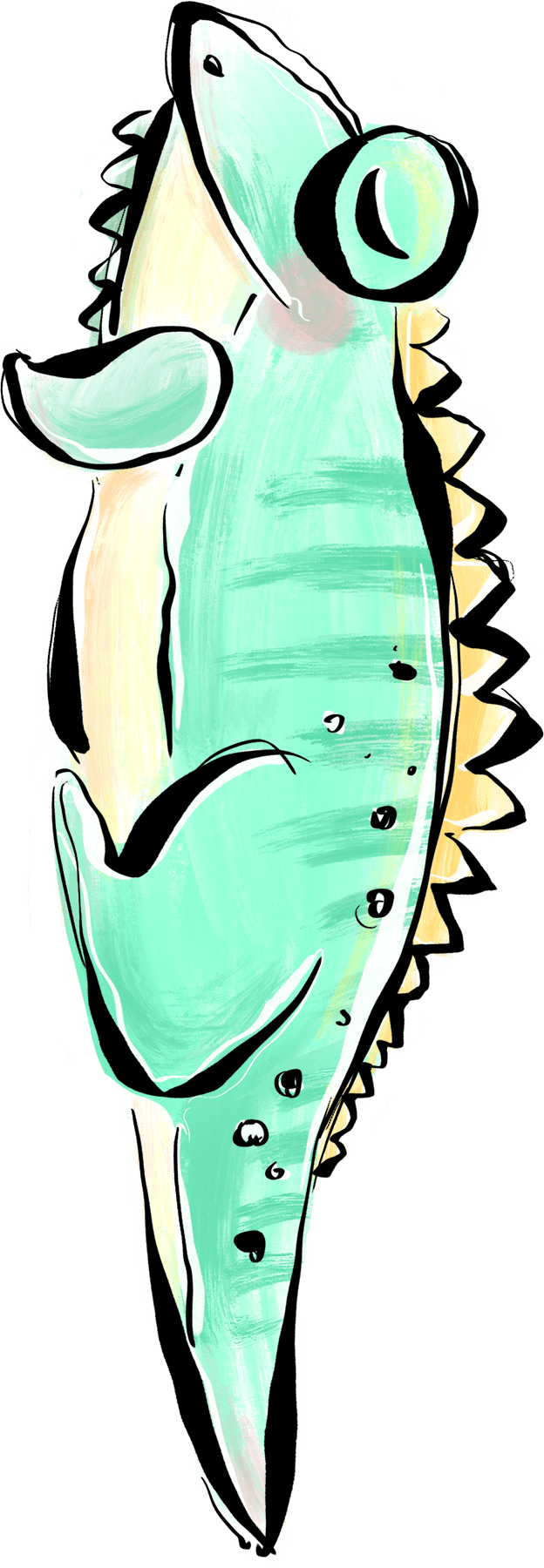 Gator page clipart clip art