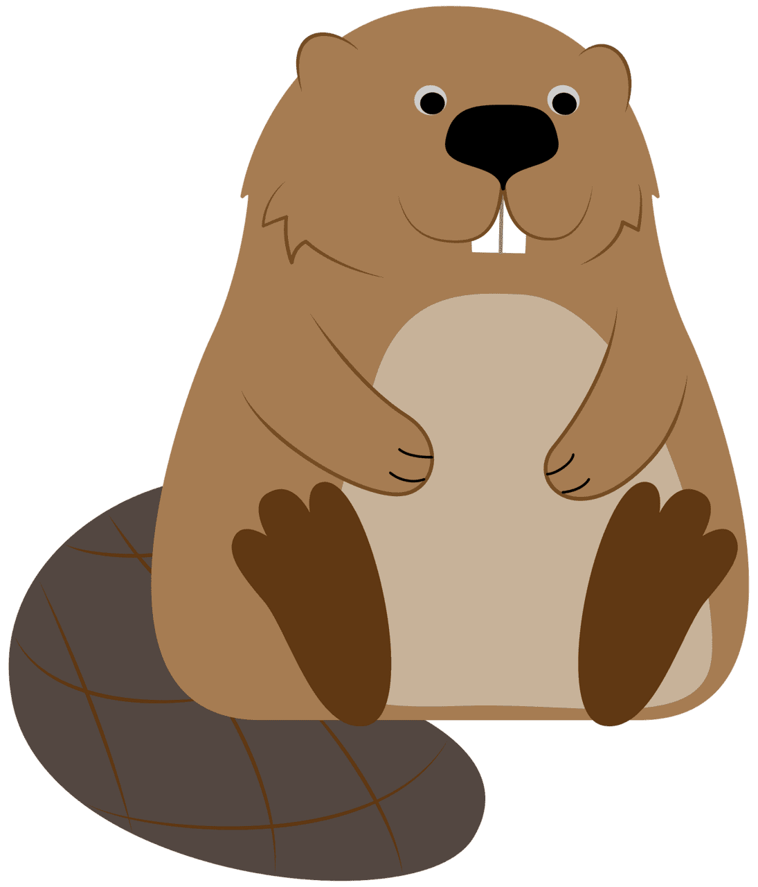 Beaver vector clipart images 2