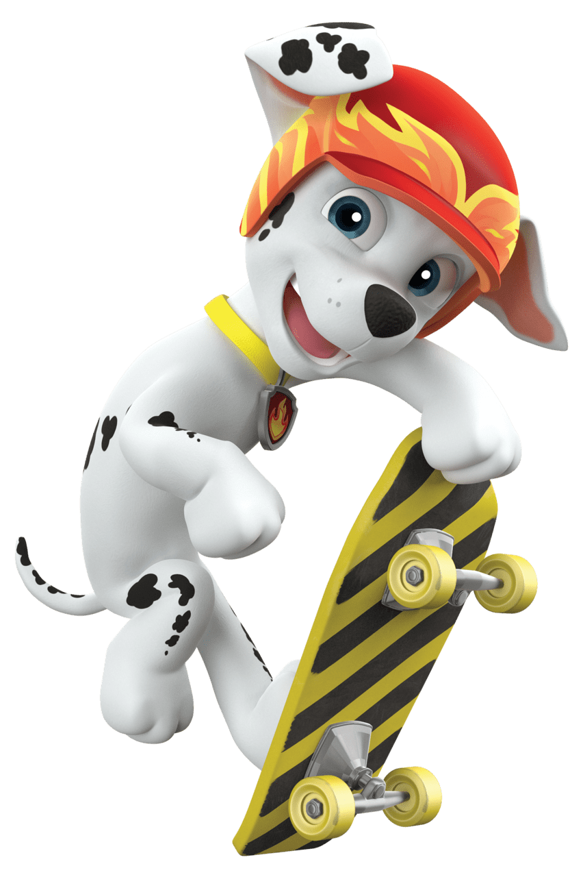 Skateboard marshall clipart transparent