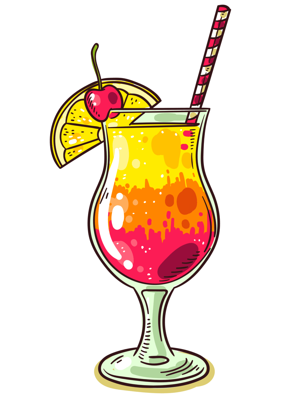 Cocktail page clipart photo