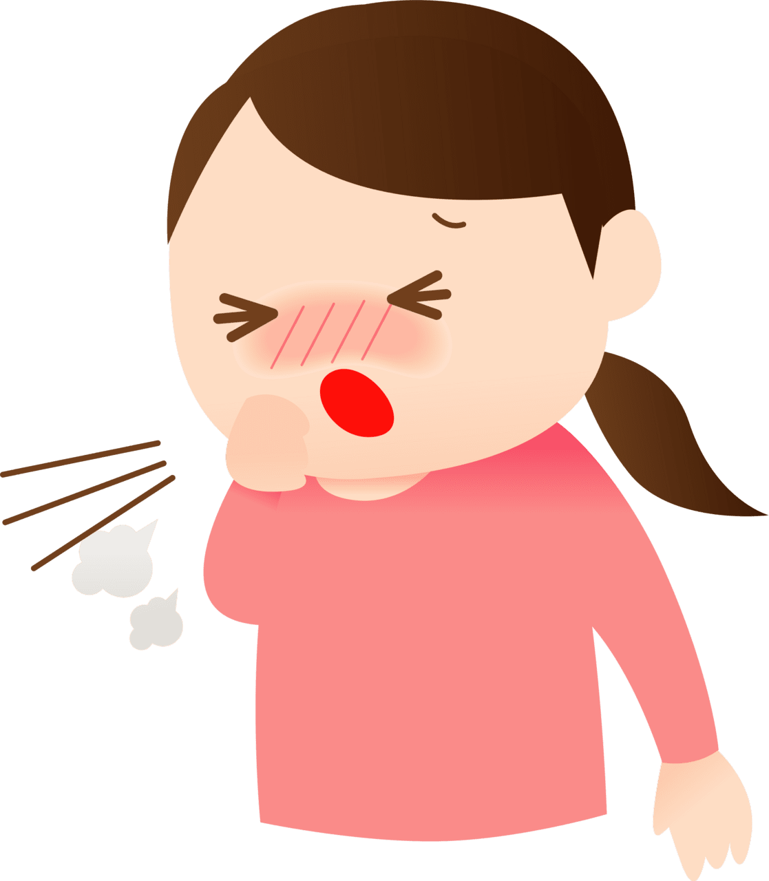 Sick allergy clipart images