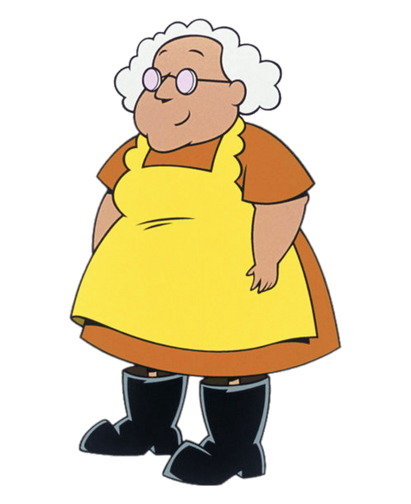 Grandma check out this courages master muriel bagge image clipart