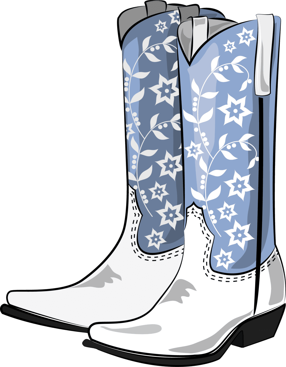 Cowboy boot clipart photo