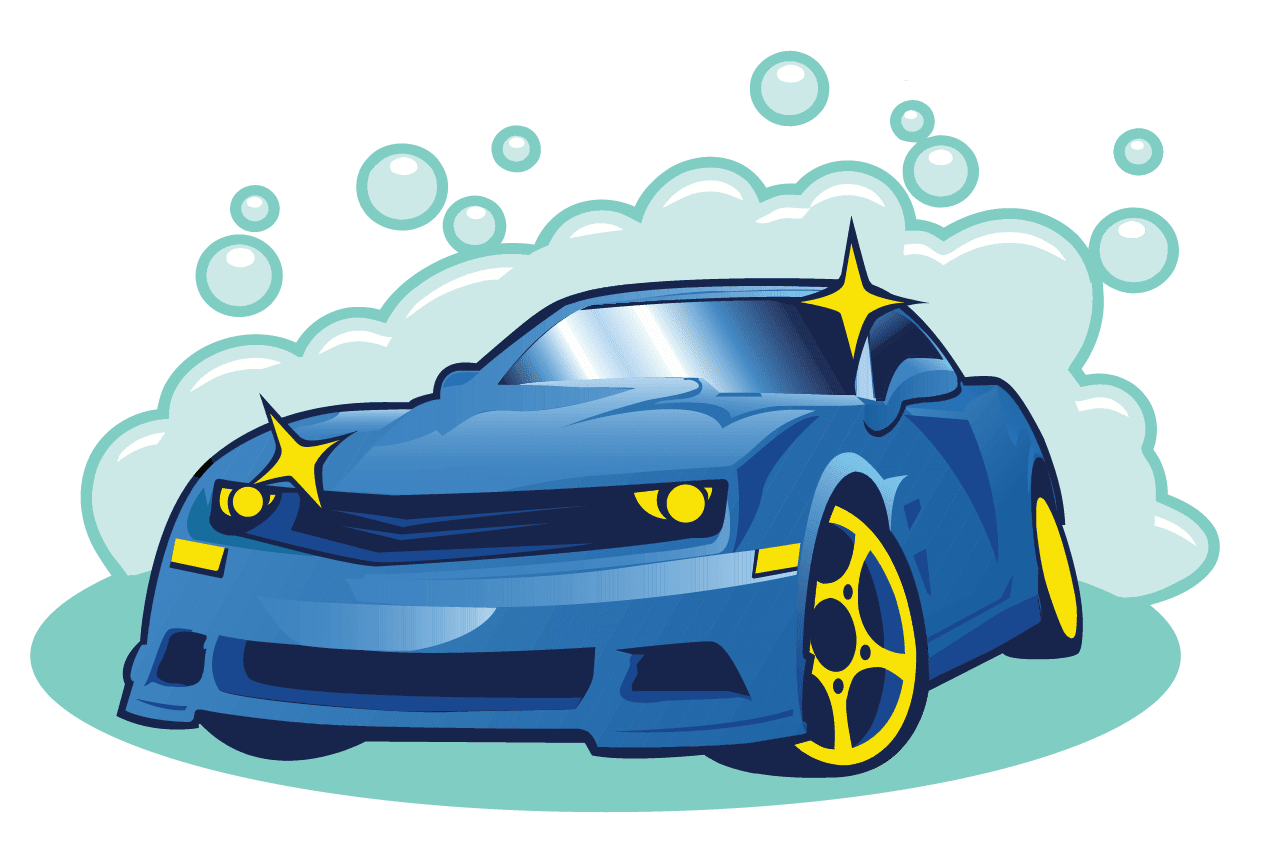 Car wash menu scrubs express carwash clipart clip art