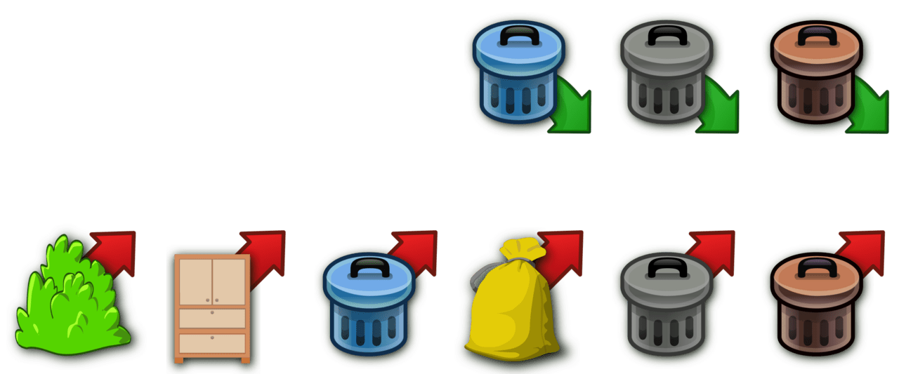 Garbage can trash vector clipart image photo cc images