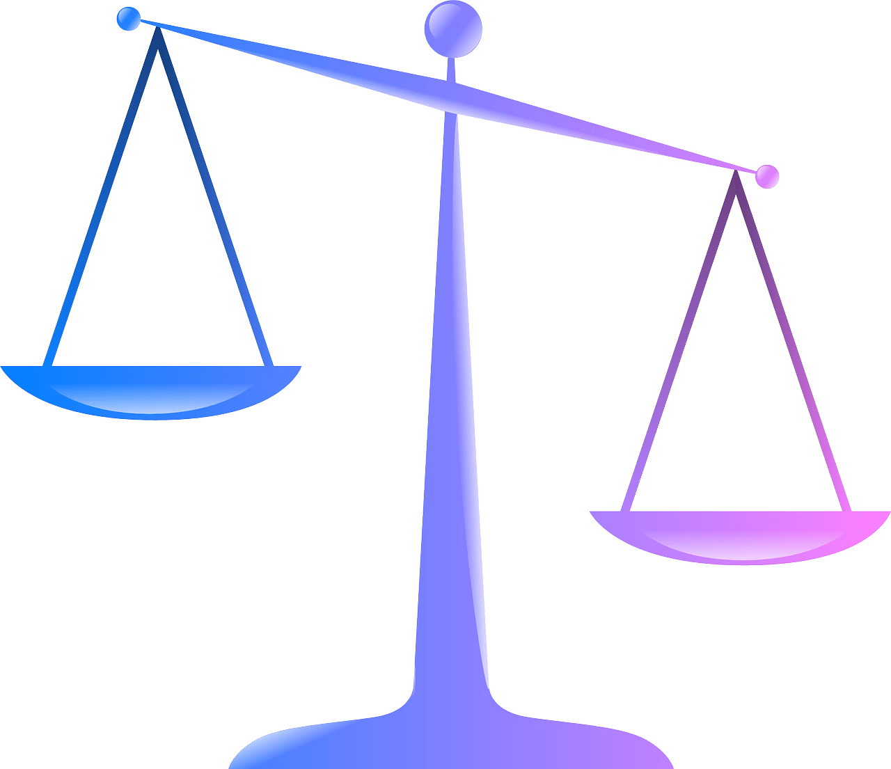 Scale justice law measurement vector graphic clipart