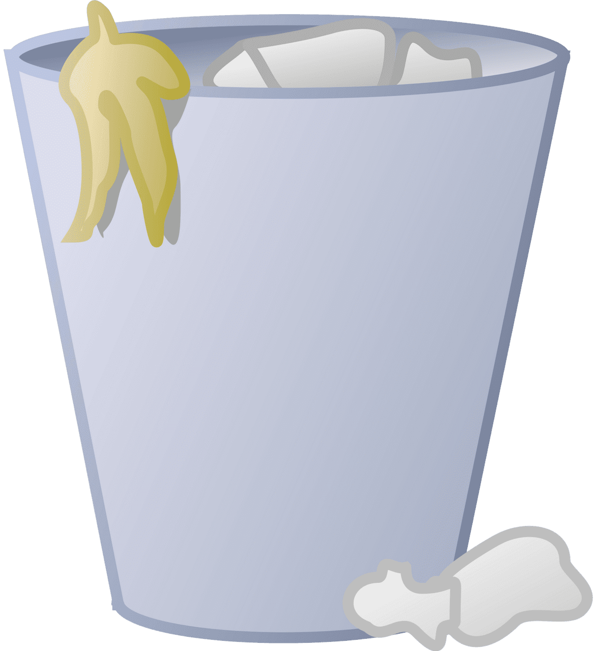Trash can vector clipart images 5
