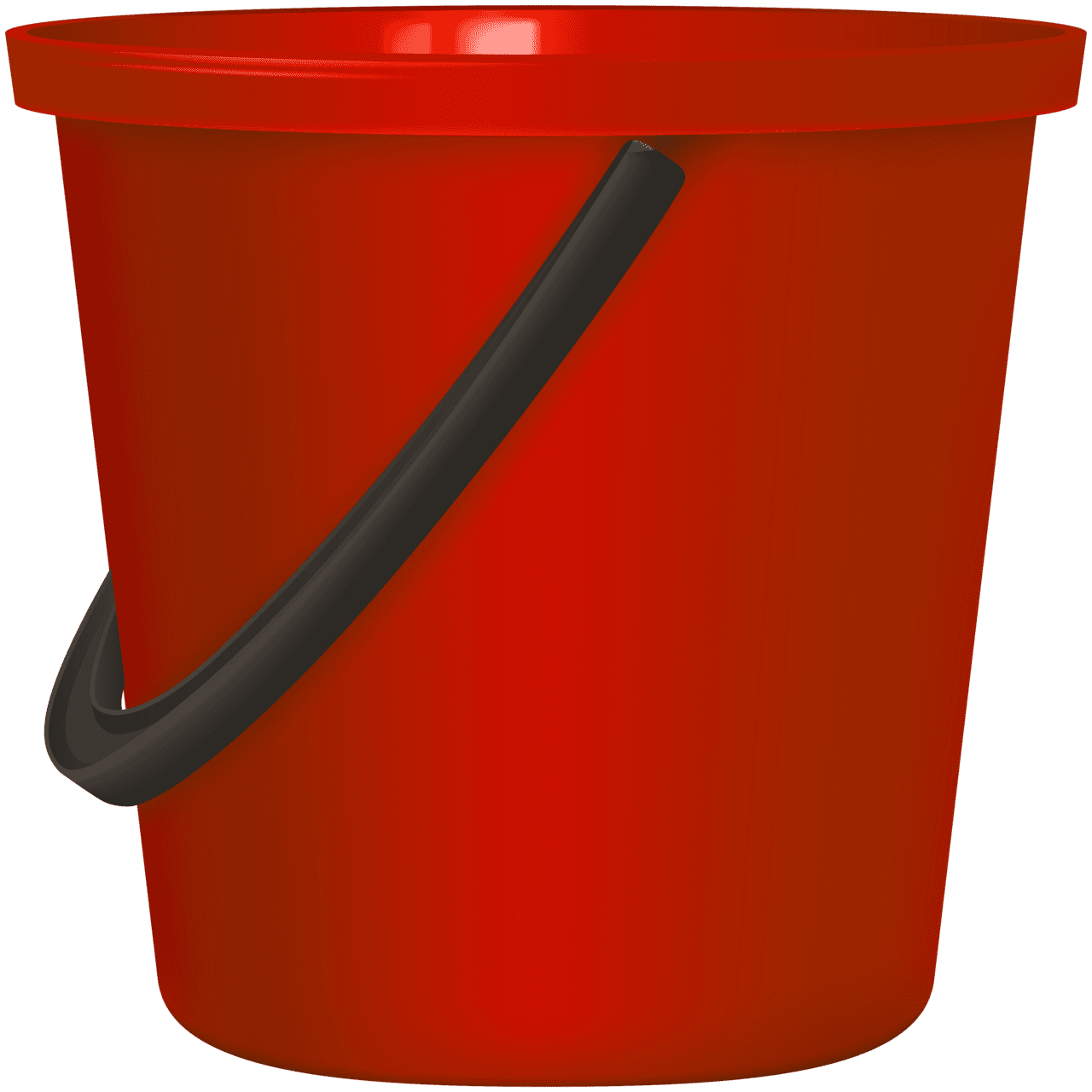 Red bucket clipart best image