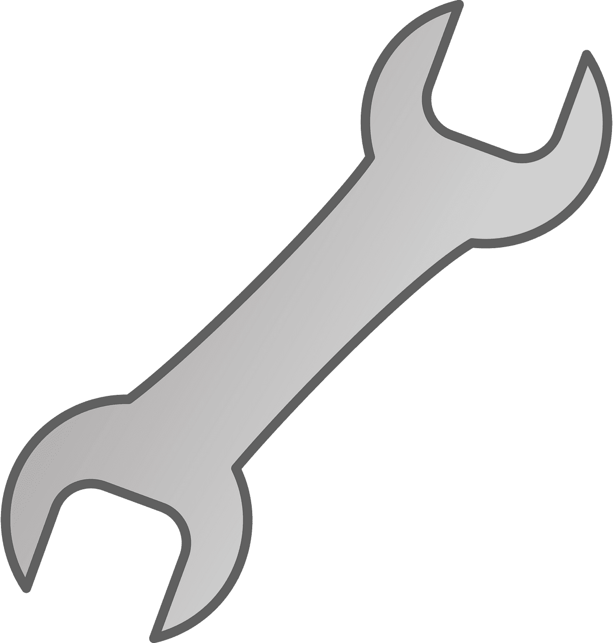 Wrench vector clipart images 3