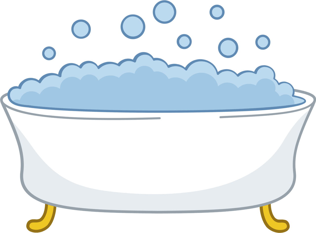 Bathtub vector clipart images 5